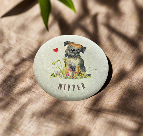 Border Terrier Marble Memorial